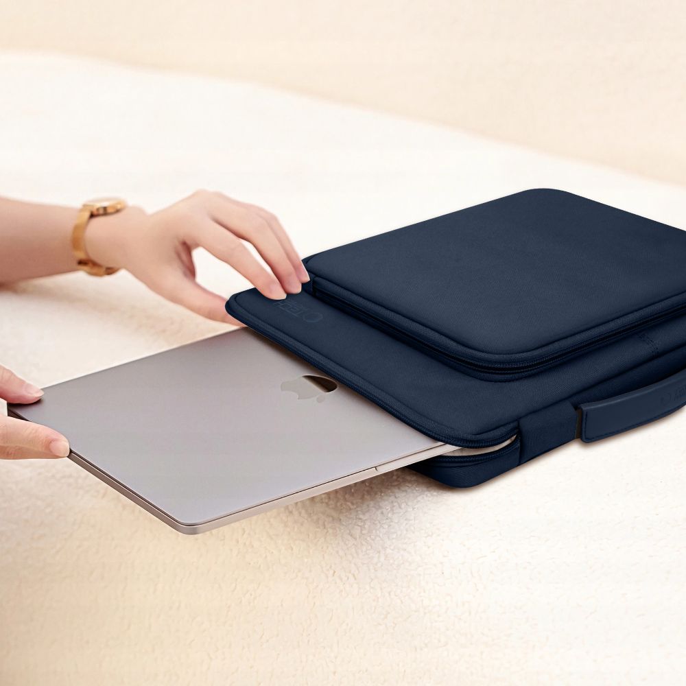 Tech-Protect Basic Bag 15-16" nešiojamajam kompiuteriui - mėlyna -- Laptop Bags
