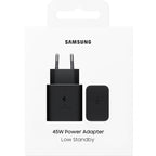 Samsung sieninis įkroviklis EP-T4511NBEGEU 45W 4.05A 1x USB-C - juodas