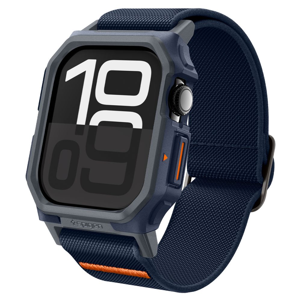 „Spigen Lite Fit“ „Pro“ dirželis, skirtas Apple Watch 10 46 mm – tamsiai mėlynas