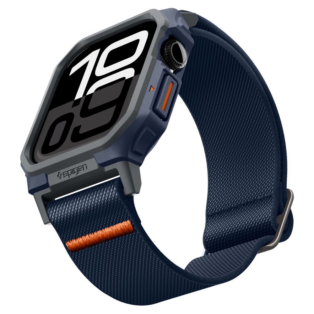 „Spigen Lite Fit“ „Pro“ dirželis, skirtas Apple Watch 10 46 mm – tamsiai mėlynas
