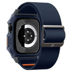 „Spigen Lite Fit“ „Pro“ dirželis, skirtas Apple Watch 10 46 mm – tamsiai mėlynas