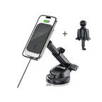 Tech-Protect MM15W-V9 automobilinis laikiklis su MagSafe prietaisų skydeliui ir oro ventiliacijos angai 15W - juodas --...