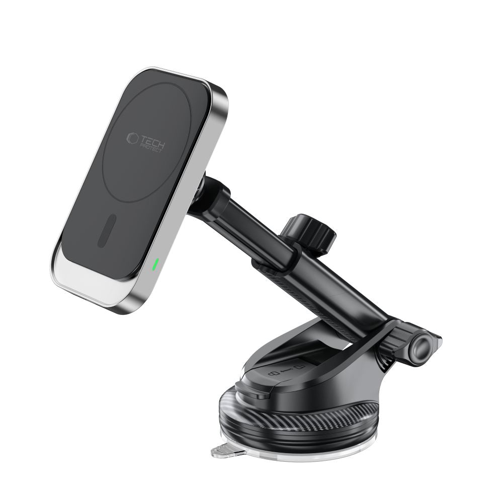 Tech-Protect MM15W-V9 automobilinis laikiklis su MagSafe prietaisų skydeliui ir oro ventiliacijos angai 15W - juodas --...