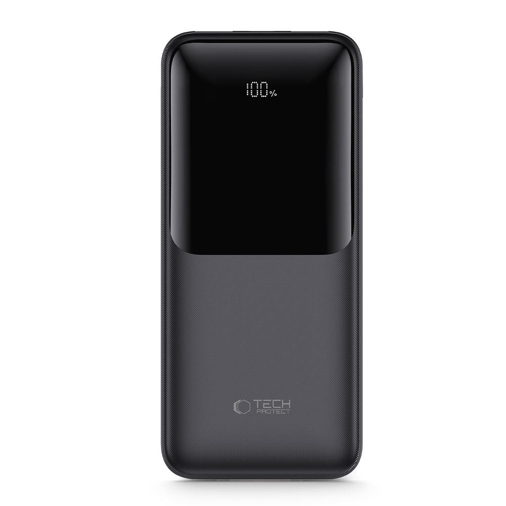 Tech-Protect Išorinė baterija PB01 10000mAh 22.5W - juodas -- Powerbanks