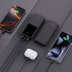 Tech-Protect Išorinė baterija PB01 10000mAh 22.5W - juodas -- Powerbanks