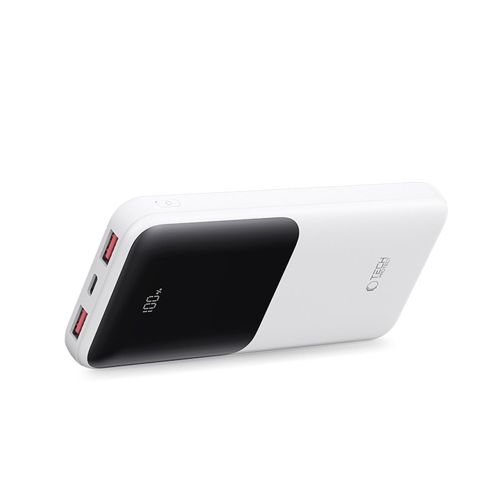 Tech-Protect Išorinė baterija PB01 10000mAh 22.5W - baltas -- Powerbanks