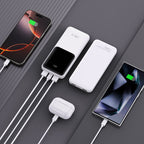 Tech-Protect Išorinė baterija PB01 10000mAh 22.5W - baltas -- Powerbanks
