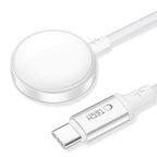 Tech-Protect UltraBoost USB-C indukcinis įkroviklis Apple Watch 1m - baltas -- Apple Watch 1m - baltas