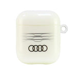 Audi IML Geometric Pattern AirPods 1/2 dėklas – baltas