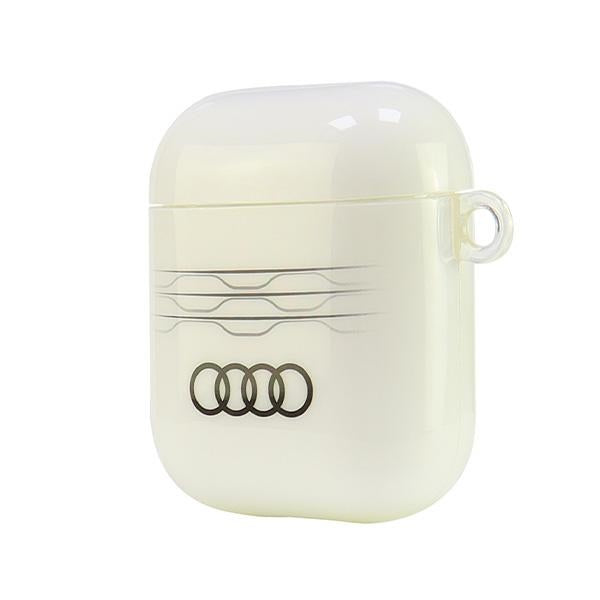 Audi IML Geometric Pattern AirPods 1/2 dėklas – baltas