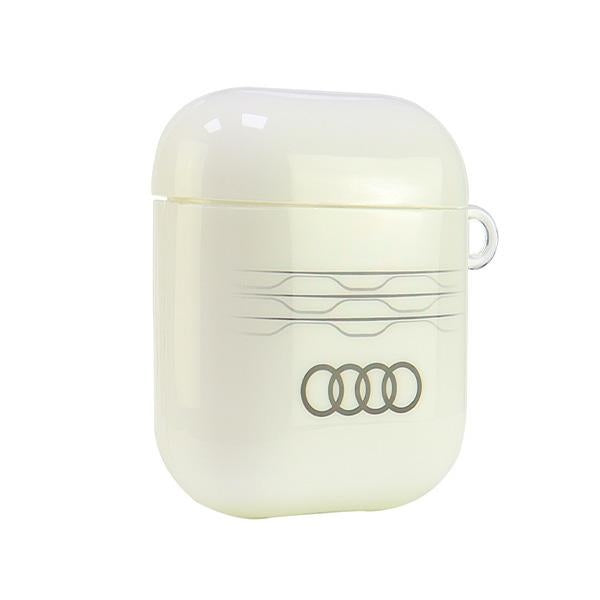 Audi IML Geometric Pattern AirPods 1/2 dėklas – baltas