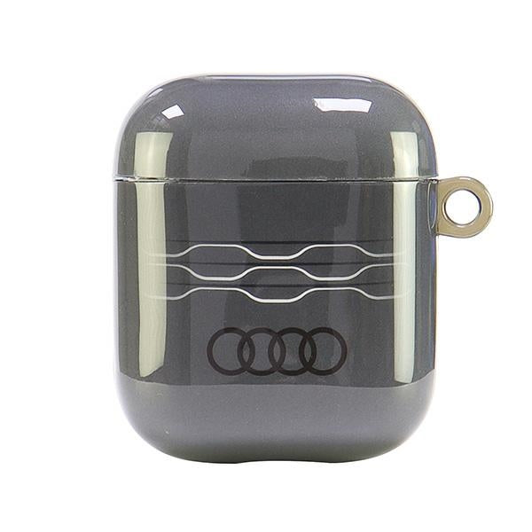 Audi IML Geometric Pattern dėklas AirPods 1/2 – pilkas -- AirPods 1
