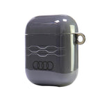 Audi IML Geometric Pattern dėklas AirPods 1/2 – pilkas -- AirPods 1