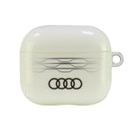 Audi AirPods 3 dėklas – baltas (IML Geometric Pattern)