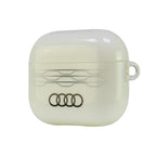 Audi AirPods 3 dėklas – baltas (IML Geometric Pattern)