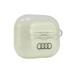 Audi AirPods 3 dėklas – baltas (IML Geometric Pattern)
