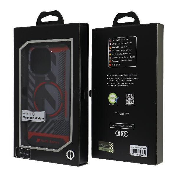 Audi MagSafe dėklas iPhone 13/13 Pro 6,1" – juodas
