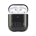 Audi odinis AirPods 1/2 dėklas – juodas
