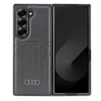 Audi MagSafe dėklas Galaxy Z Fold6 – juodas, eko oda
