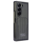 Audi MagSafe dėklas Galaxy Z Fold6 – juodas, eko oda