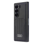 Audi MagSafe dėklas Galaxy Z Fold6 – juodas, eko oda