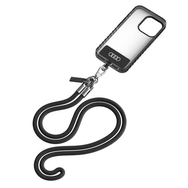 Audi Crossbody Leash Universal 120cm x 6mm - juodas