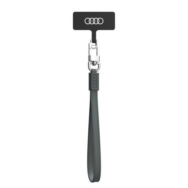 „Audi Crossbody Leather“ universalus diržas 28 cm x 10 mm – pilka
