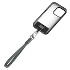 „Audi Crossbody Leather“ universalus diržas 28 cm x 10 mm – pilka