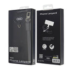 „Audi Crossbody Leather“ universalus diržas 28 cm x 10 mm – pilka
