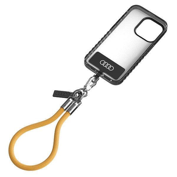 Audi Crossbody Lanyard Universal 28cm x 8mm – geltona
