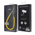 Audi Crossbody Lanyard Universal 28cm x 8mm – geltona