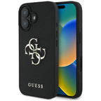 Guess 4G dėklas iPhone 16 6.1 – juodas