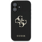 Guess 4G dėklas iPhone 16 6.1 – juodas