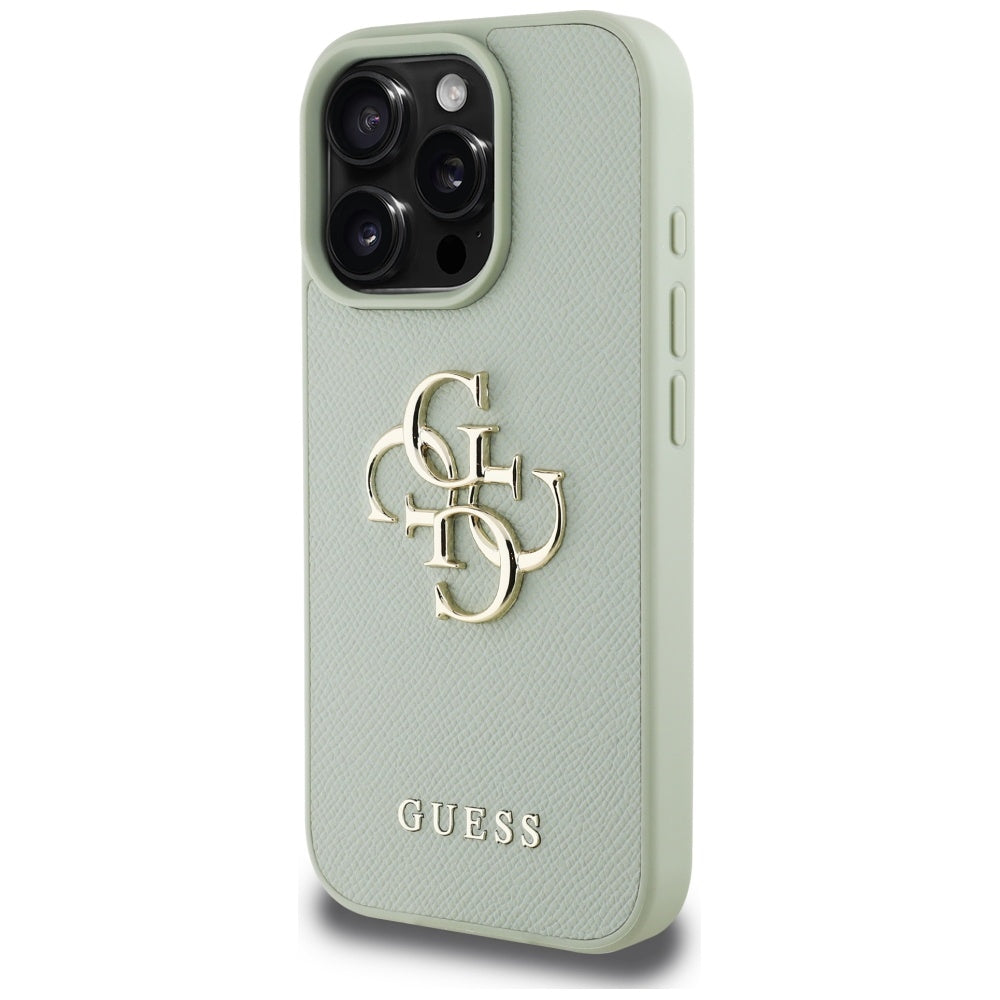 Guess 4G dėklas iPhone 16 Pro Max – žalias