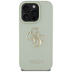Guess Grained 4G dėklas iPhone 16 Pro – žalias