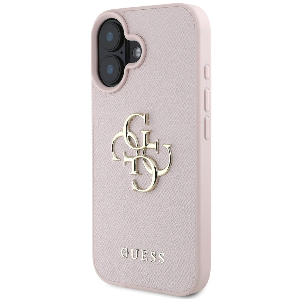 Guess 4G eco-odos dėklas iPhone 16 – rožinis