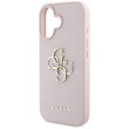 Guess 4G eco-odos dėklas iPhone 16 – rožinis