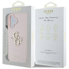 Guess 4G eco-odos dėklas iPhone 16 – rožinis