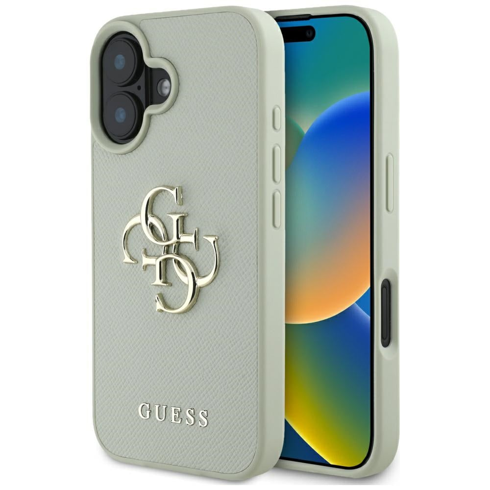 Guess 4G dėklas iPhone 16 – žalias