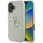 Guess 4G dėklas iPhone 16 – žalias