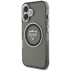 Guess MagSafe dėklas iPhone 16 – juodas