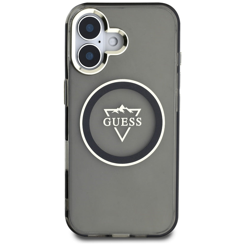 Guess MagSafe dėklas iPhone 16 – juodas