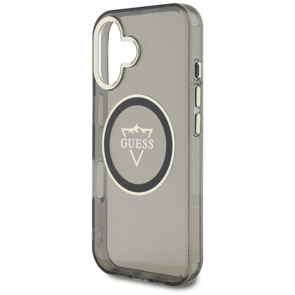 Guess MagSafe dėklas iPhone 16 – juodas