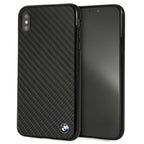 BMW anglies pluošto dėklas iPhone XS Max – juodas -- iPhone XS Max