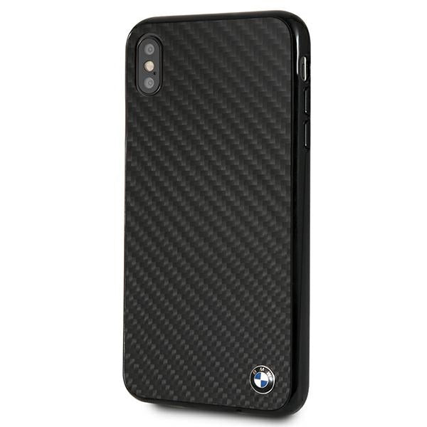 BMW anglies pluošto dėklas iPhone XS Max – juodas -- iPhone XS Max