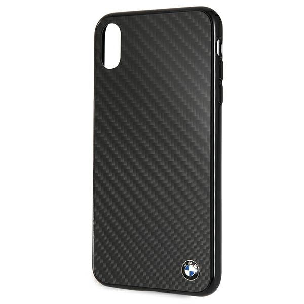 BMW anglies pluošto dėklas iPhone XS Max – juodas -- iPhone XS Max