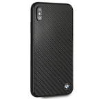 BMW anglies pluošto dėklas iPhone XS Max – juodas -- iPhone XS Max