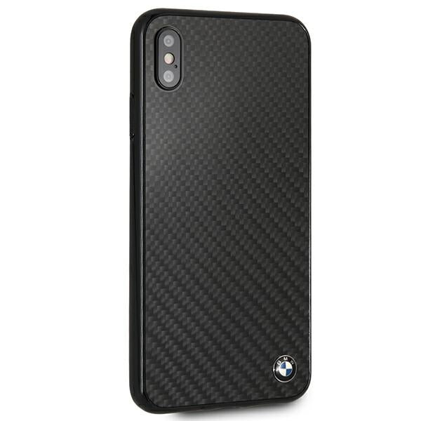 BMW anglies pluošto dėklas iPhone XS Max – juodas -- iPhone XS Max