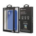 BMW silikoninis dėklas iPhone X/Xs – mėlynas -- iPhone X