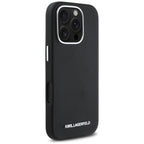 Karl Lagerfeld MagSafe dėklas iPhone 16 Pro Max – juodas